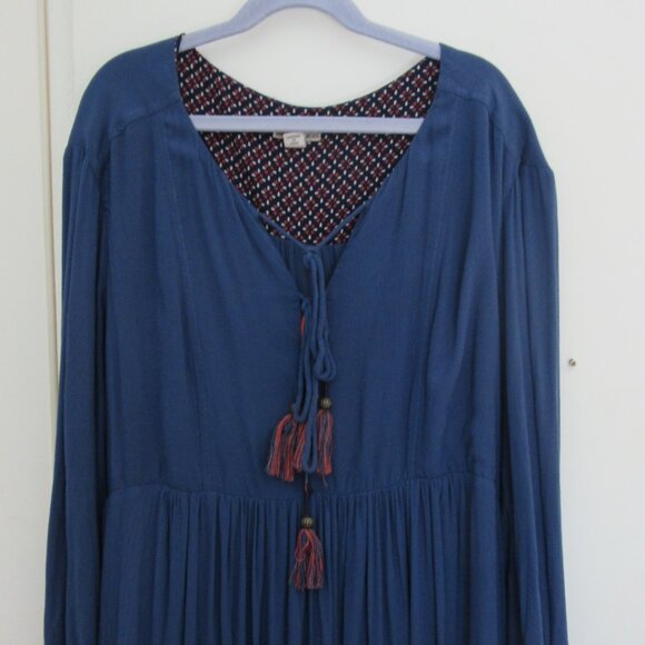 Anthropologie Holding Horses Dress - Flowy - Dip Dye - Bead and tassel - Picture 2 of 15
